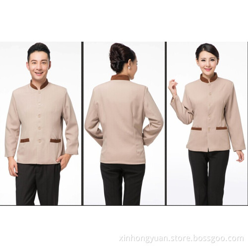 custom OEM manufacture hotel housekeeping uniform